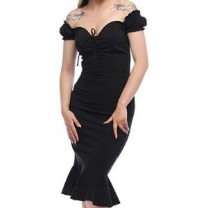 Collectif clothing, sasha fishtail dress, size extra small